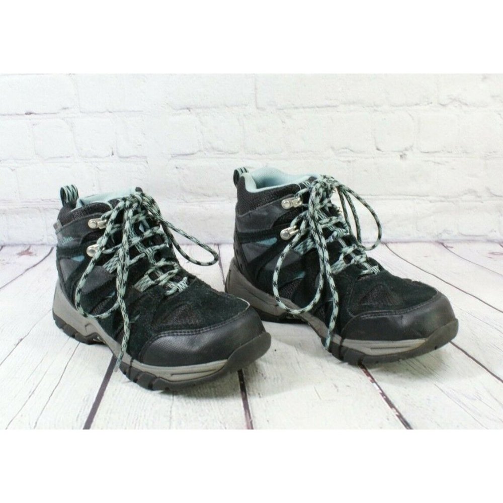 LL Bean Black Suede Mesh Tek 2.5 Waterproof Trail Hiking Boots Size 5 - Picture 3 of 10
